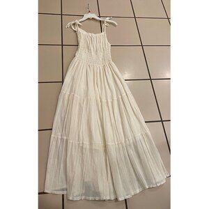 Elegant Cream Maxi Dress